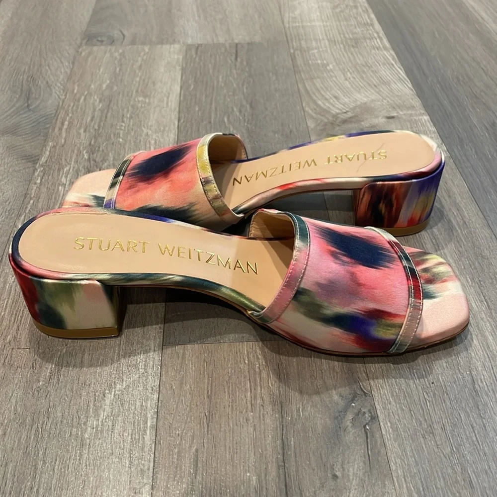 Stuart Weitzman Cayman 35 Block Slide Sandal - Picture 7 of 7
